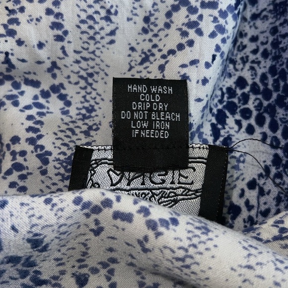 Angie Blue Snake Print Kimono Boho Cover Up T41* 42725 - Picture 4 of 4